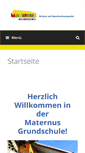 Mobile Screenshot of maternus-schule.de